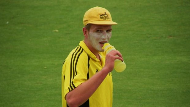 Wales second-rower Jake Ball played cricket alongside Mitch Marsh for Western Australi's under-19s team. 