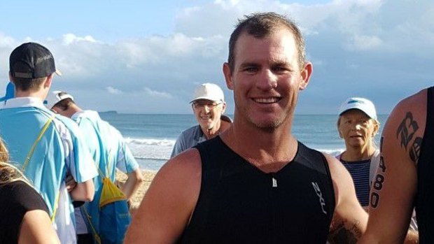 The search for missing man Luke Howard, 35, has entered its second day after he slipped off the back of a jet ski on Monday afternoon off the Sunshine Coast.