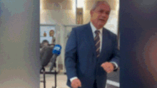 Tom Tate swearing at journo