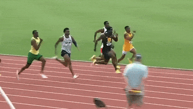 Eddie Nketia runs 9.74 seconds in 100m to set all-conditions record