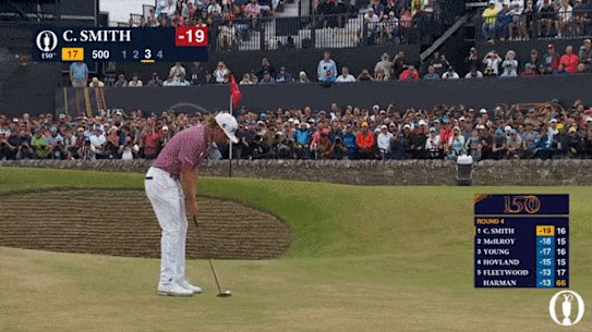 Cameron Smith road hole 2