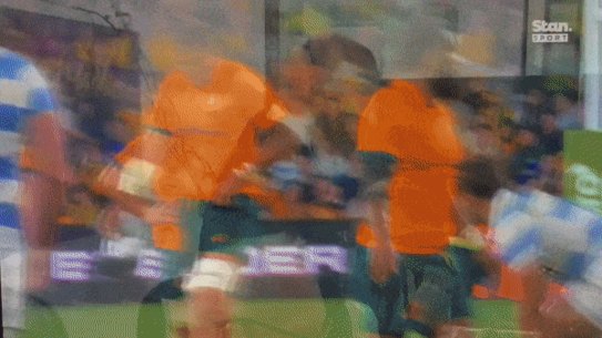 Eddie Jones reacting to another Wallabies error.