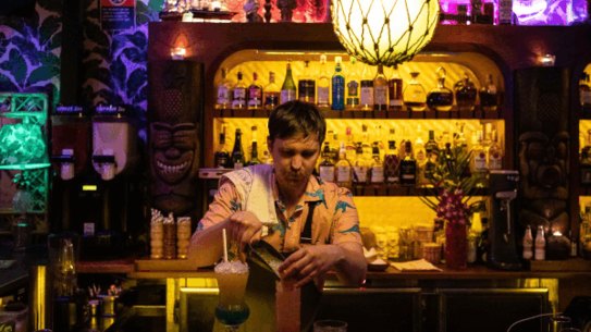 Members of the public are seen at Jacoby’s Tiki Bar in Enmore,  Sydney on August 25, 2022. Generic of Sydney night-life. Photo Flavio Brancaleone/The Sydney Morning Herald
Members of the public are seen at the Fortunate Son Bar in Enmore,  Sydney on August 25, 2022. Generic of Sydney night-life. Photo Flavio Brancaleone/The Sydney Morning Herald
Lou Dowlings from P&V Wines stand for a portrait at her shop in Enmore,  Sydney on August 25, 2022. Generic of Sydney night-life. Photo Flavio Brancaleone/The Sydney Morning Herald

Jack Timbs andv Cindy karo karo 0413064844 at the Fortunate Son Bar in Enmore,  Sydney on August 25, 2022. Generic of Sydney night-life. Photo Flavio Brancaleone/The Sydney Morning Herald
