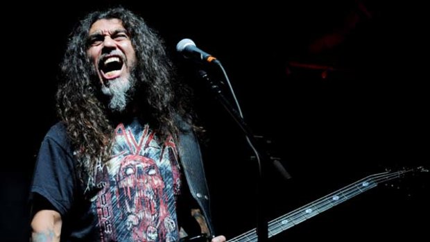 Slayer's Tom Araya, heading to Melbourne and Sydney as part of next year's Download  festival.