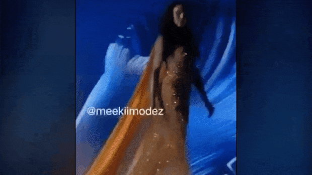 Miss Jamaica stage fall, Bangkok