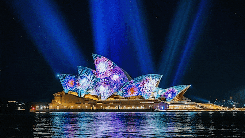 He’s never been to Australia, let alone the Opera House. But this is how Yann is lighting its sails