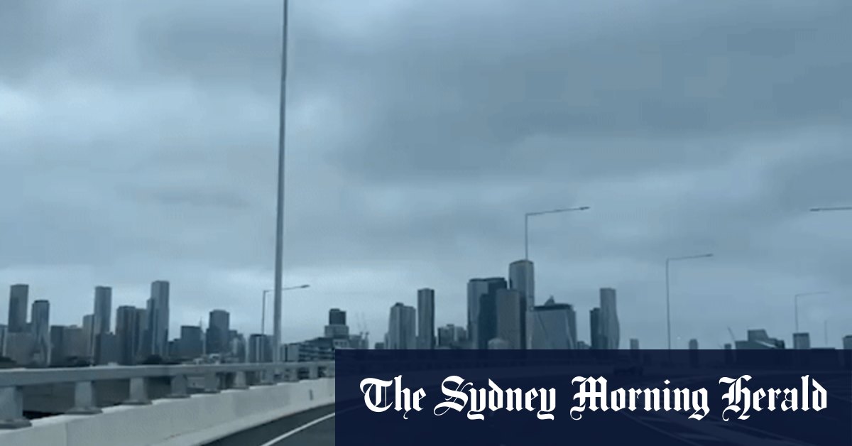 Motorists drive along Melbourne’s new bypass for the first time