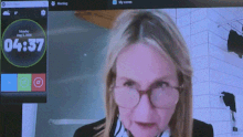 A layer of mystery was added when a figure was seen moving in the background of Galer’s screen.