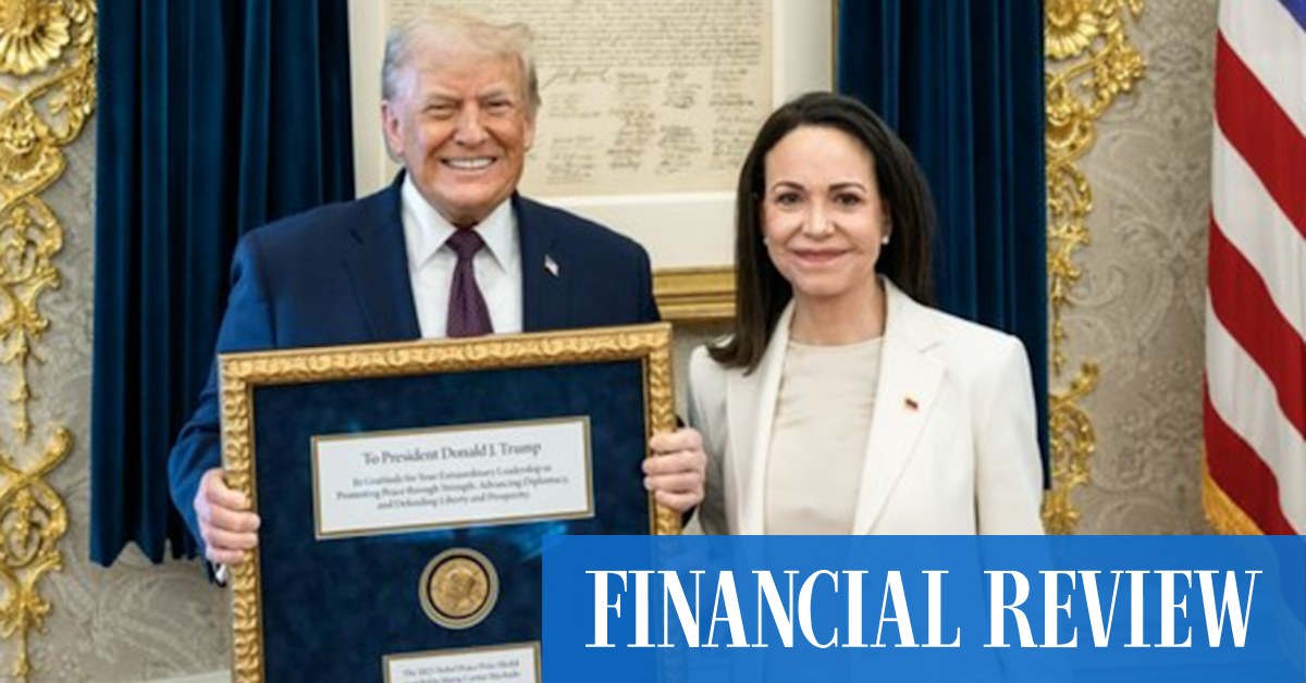 Norway stunned after Machado gifts Nobel Prize medal to Trump