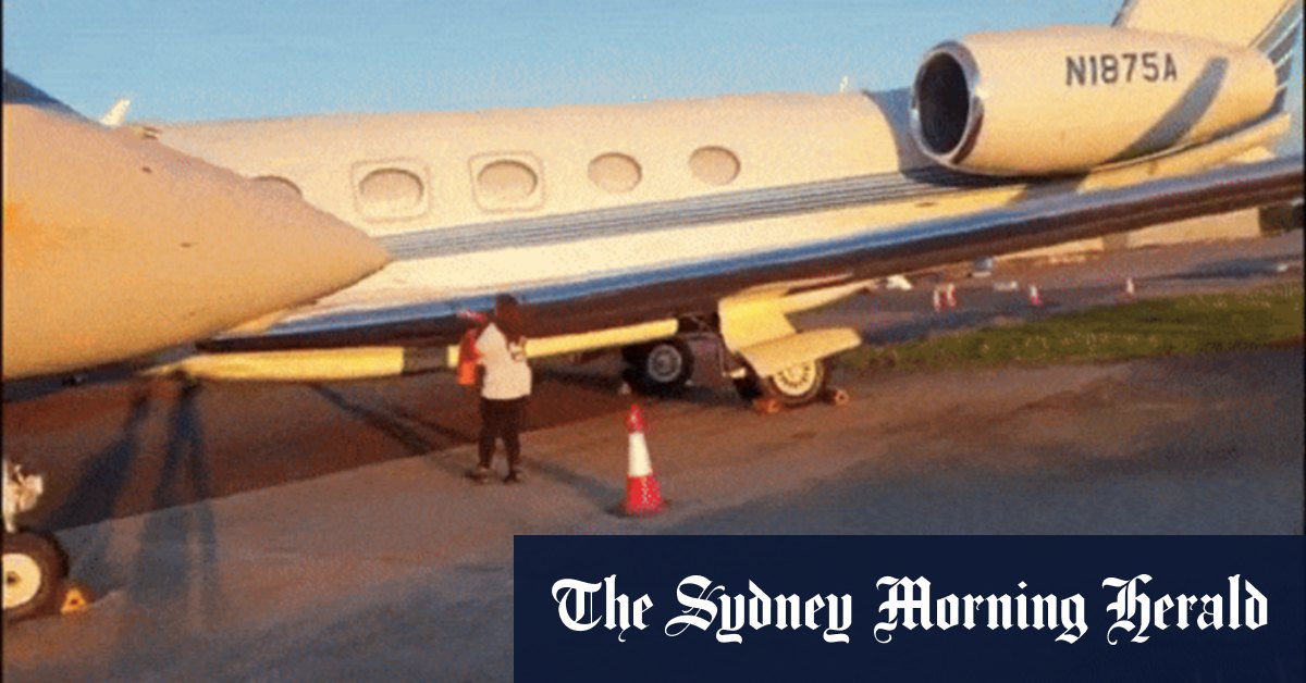 Climate activists attempt to target Taylor Swift’s private jet at a London airport