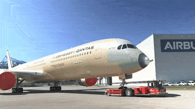 Qantas plane that can leapfrog Middle East rolls off assembly line