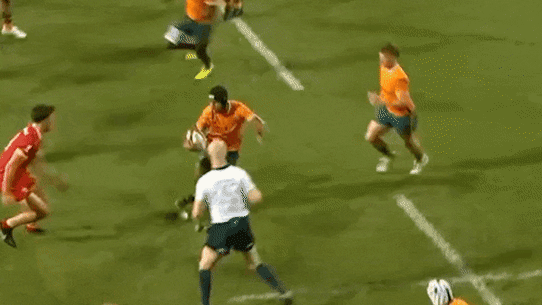 Treyvon Pritchard suffered serious injuries in this hip drop tackle against Wales at the Junior World Championship, but is recovering well after surgery.