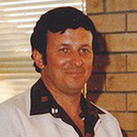Dennis McKenna on the day he was awarded Citizen of the Year in Katanning in January 1984.