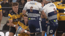 Cam Roigard makes a break during the Hurricanes' win over the Blues.Cam Roigard makes a break during the Hurricanes' win over the Blues.