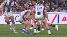 Kalyn Ponga floors Moses Leota in the preliminary final.