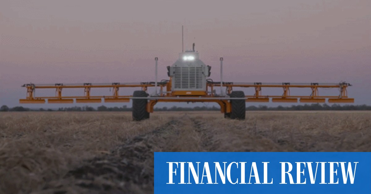afr.com - Greg Bearup - No dogs, no bikes, no tractors: The 24/7 rise of the autonomous farm