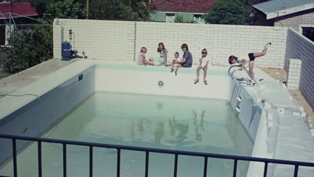 David McAllister (standing on one leg) as a child in Perth.