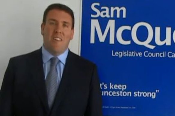 Liberal Party state director Sam McQuestin. 