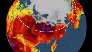 The planet will warm about 3 degrees if the atmosheric levels of carbon-dioxide double from pre-industrial times,