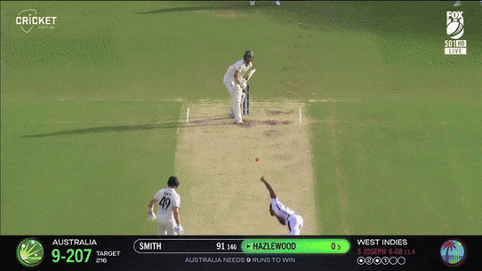 Shamar Joseph wins the Gabba Test for West Indies.