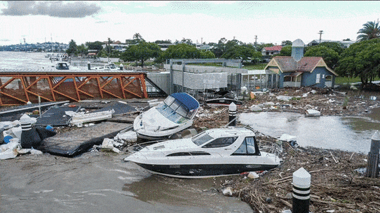 Brisbane flood floods flooding gif