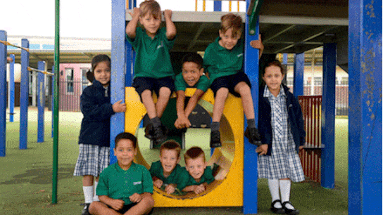 Front: Jackson Foster, Riley and Mitchell Parks. Back: Lucy Pio, Reuben Hatton, Elliott Foster, Rafe Hatton and Marley Pio. (Reuben and Rafe Hatton absent second photo).