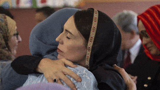 The dominant themes of Jacinda Ardern’s responses to tragedies are love and kindness, not anger and vengeance – and that has proved appealing to the world beyond NZ.