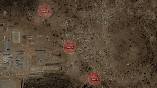 The alleged trespass on the Australian concession. 