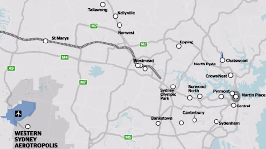 Sydney’s ambitious transport infrastructure rail network.