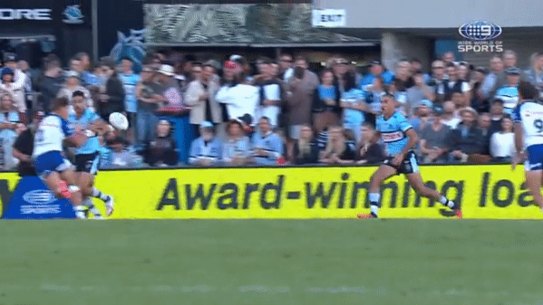 Will Kennedy was marched for this high shot on Reece Walsh