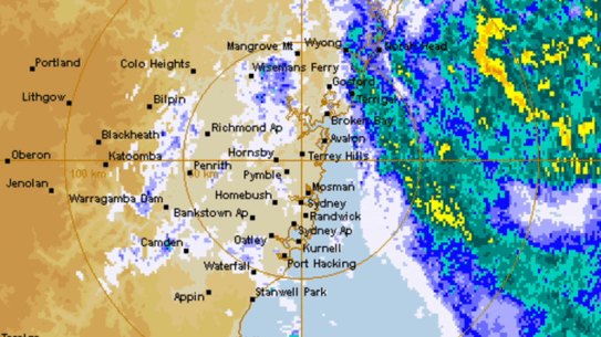 Weather GIF Sydney October 24.