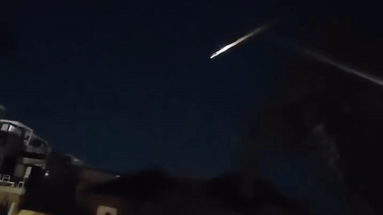 A large flaming object, believed to be space junk not a meteor or comet, lit up Melbourne’s sky.