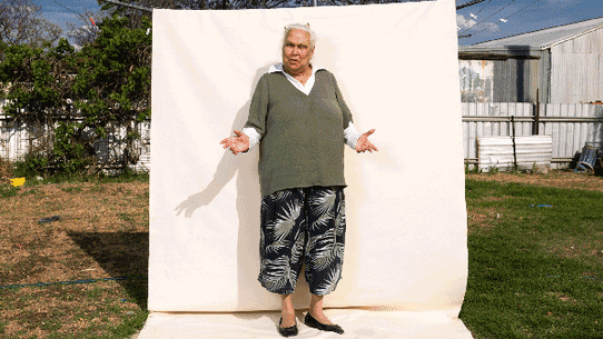 Former Aboriginal welfare officer Bruce Wilson is voting yes in the Voice to Parliament referendum on October 14, 2023.Brewarrina, October 9, 2023. Photo: Rhett Wyman / SMH
Kamilaroi man Barney McGrady from Mungindi is voting yes in the Voice to Parliament referendum on October 14, 2023. Moree, October 7, 2023. Photo: Rhett Wyman. / SMh
Ngemba man Feli McHughes is voting yes in the Voice to Parliament referendum on October 14, 2023. October 10, 2023l Lightning Ridge Photo: Rhett Wyman / SMH
Ngemba woman from Brewarrina Doreen McHughes is voting no in the Voice to Parliament referendum on October 14, 2023. October 9, 2023 Brewarrina. Photo: Rhett Wyman / SMH
Ngemba woman from Brewarrina Natalie Eastwood is voting no in the Voice to Parliament referendum on October 14, 2023. October 9, 2023 Brewarrina. Photo: Rhett Wyman / SMH
GIF