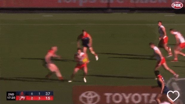 Why Brownlow Medal fancy Clayton Oliver wasn’t cited for viral tackle