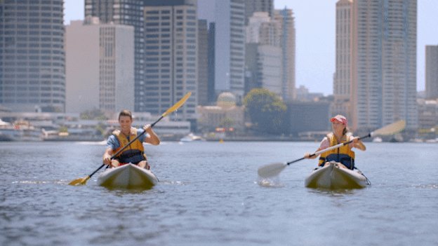 For many, the Brisbane River is a playground.