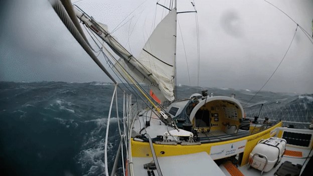 Footage from the yacht Lisa Blair sailed on solo around Antarctica in 2017. 
