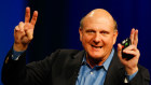 The ever-expressive (and loaded) Steve Ballmer walks among us. 