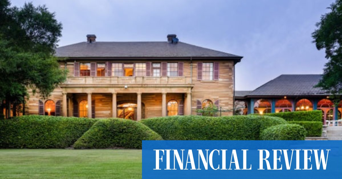 Sydney property: Killara's 'House of Hancock' listed with $20 million record hopes - Vimarsana News