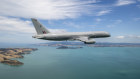 One of the two New Zealand airforce 757s.