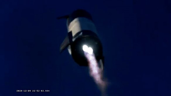 SpaceX Starship rocket exploded after performing a flip manoeuvre.