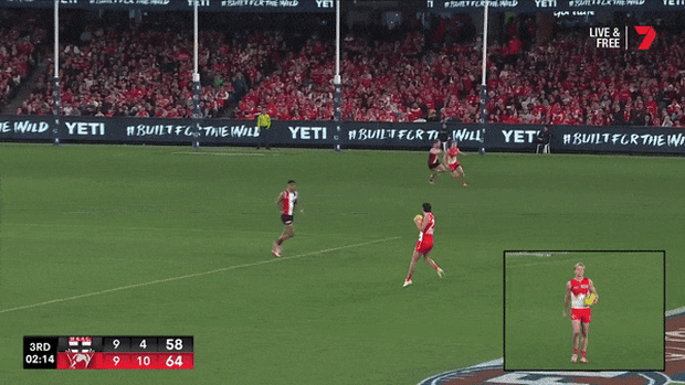 Isaac Heeney has been suspended for this incident with Jimmy Webster.