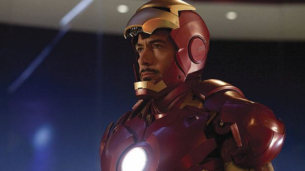 Iron Man played by Robert Downey Jr. The suit couldn't save him from Canberra's Rotarians.