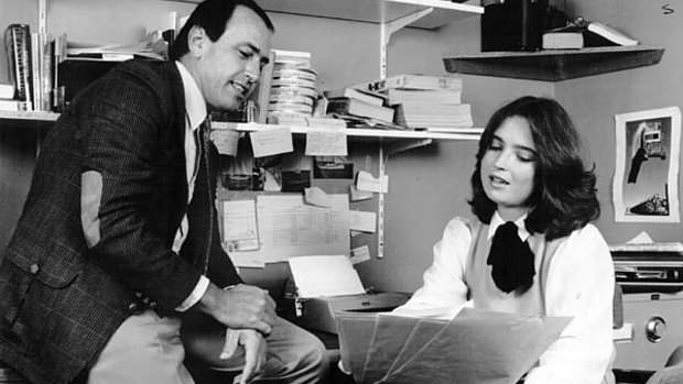 Gerald Stone and 60 Minutes reporter Jana Wendt in 1981.
