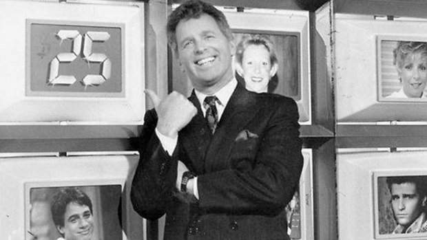 Tony Barber during his heyday as host of Sale Of the Century.