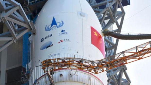 Tianwen-1 on the launchpad.