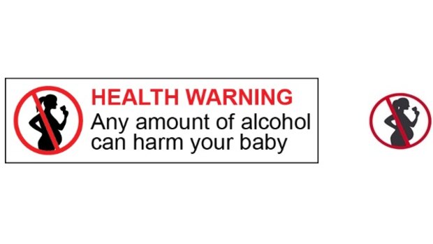 FSANZ recommended this new label warning of the risks of drinking during pregnancy, but industry is lobbying heath and food ministers to reject it. 