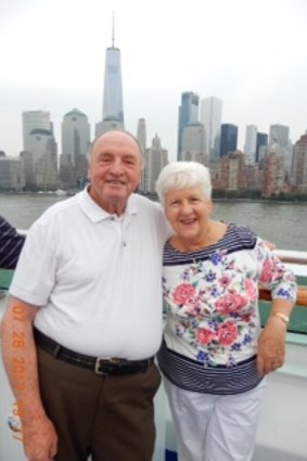 Wayne and Joan Whitehead in New York.
