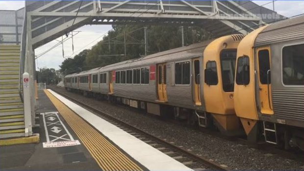 Lindum Train Station near Wynnum where a fatal accident has happened on Tuesday afternoon.