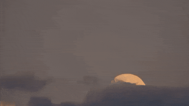 A timelapse of the Strawberry Moon at Newport.