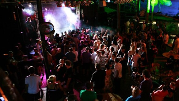 A night at the Roey’s Oasis bar.